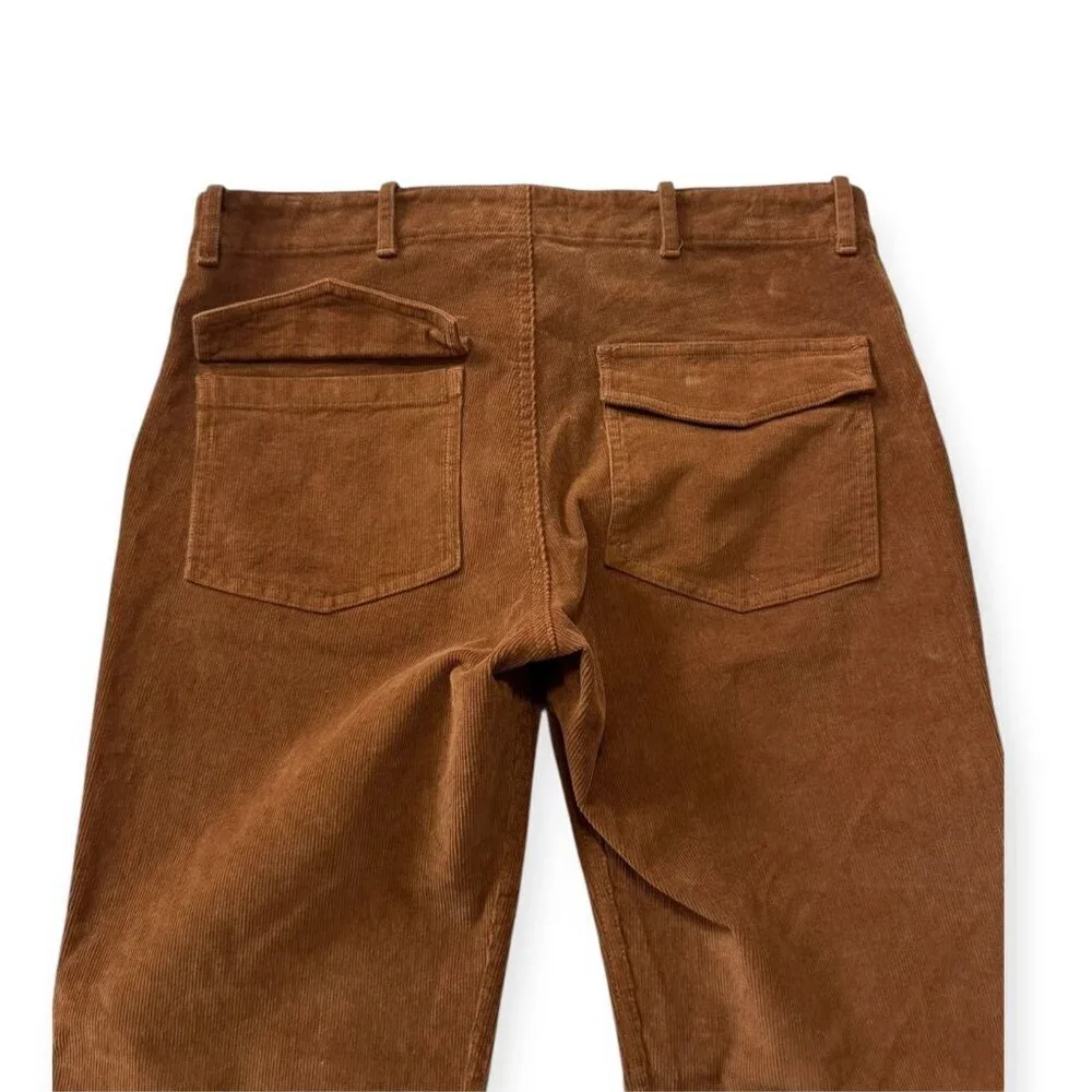 NILI LOTAN Jenna Pants in Corduroy, Color Maple, Size 6,  New with tags